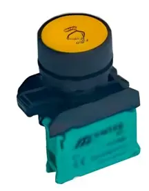 MUTLUSAN SW-AA3371 | Кнопка Пуск 22мм Жёлтая 1НО