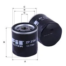 Масляный фильтр FİL FİLTRE ZP 3184