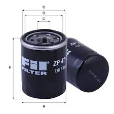 Масляный фильтр FİL FİLTRE ZP 47 - 1*25