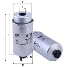 Топливный фильтр FIL FILTRE ZP 3318 FMB