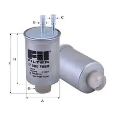Топливный фильтр FİL FİLTRE ZP 8087 FMBM