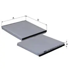 Кабинный фильтр FİL FİLTRE HC 7106 - 1*5