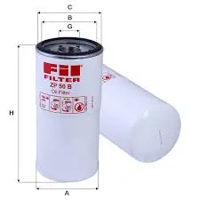 Масляный фильтр FİL FİLTRE ZP 50 B