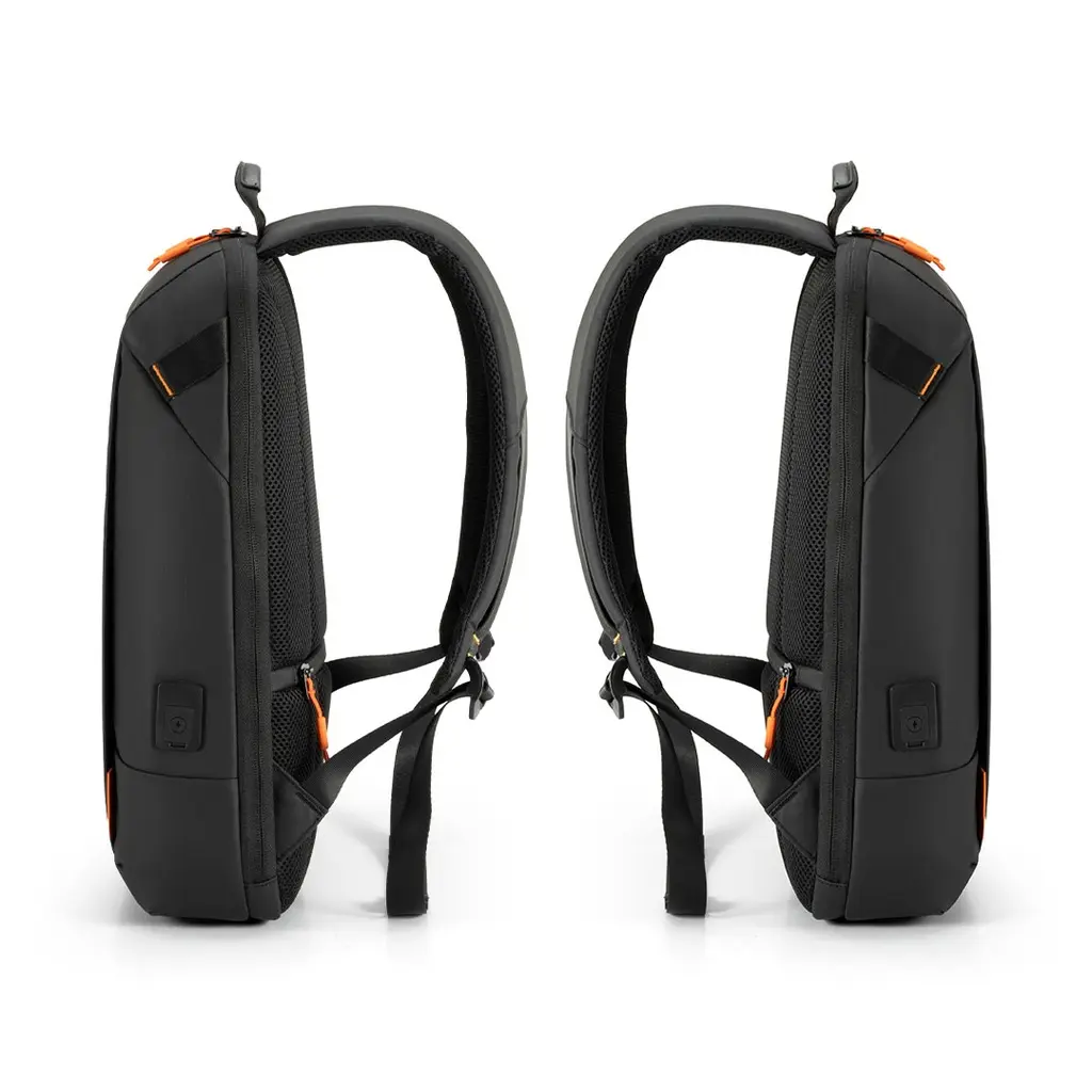 Porodo PD-LFST122-BK | Рюкзак для ноутбука 15.6" USB Зарядка Водоотталкивающий