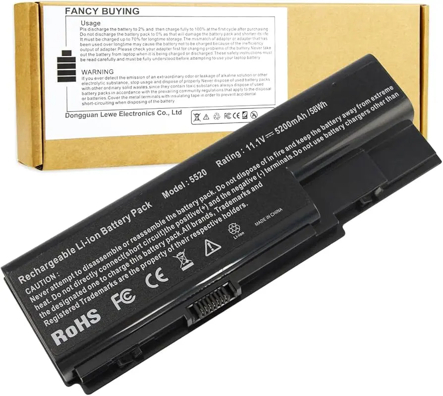ACER BATACAS07B31 | Notebook Battery for Acer 5520 AS07B31 OEM Quality