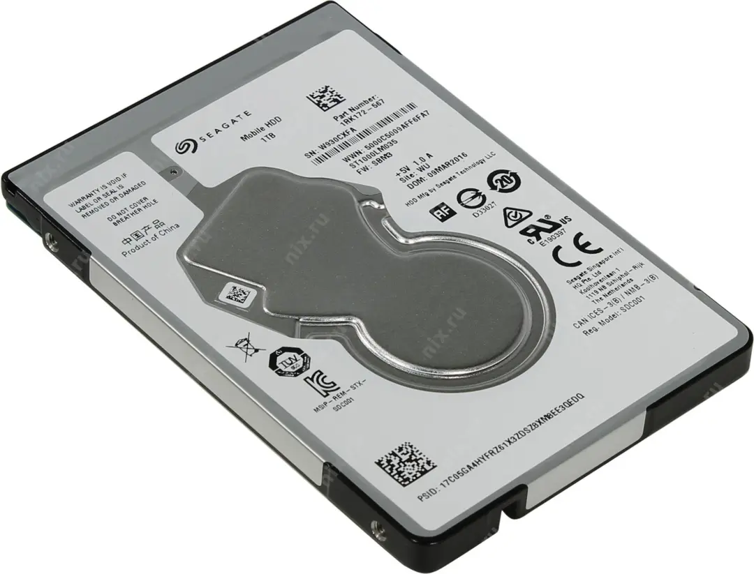 Seagate HDDILSE1TB | Internal HDD 2.5 inch 1TB for Notebook