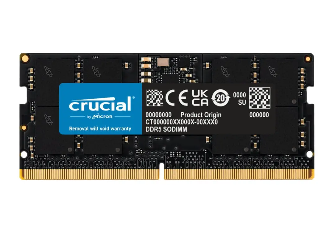 Crucial CT32G48C40S5 | Оперативная память для ноутбука 32GB DDR5 4800MHz