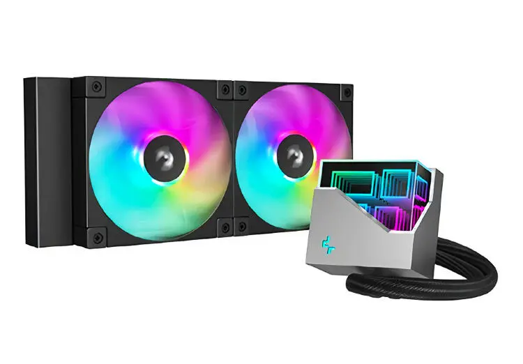 DEEPCOOL LT240 ARGB | CPU suwuk sowadyş ulgamy 240mm, iki RGB fanly