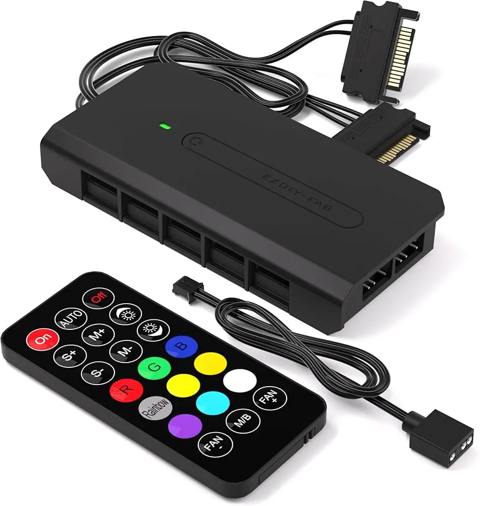 OEM CPUFOCSFKZ | Korpus üçin ARGB fan haby 10 fan goldawy