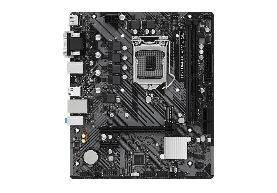 ASROCK H510M-HDV M2 SE | Anakart LGA1200 DDR4 Micro ATX