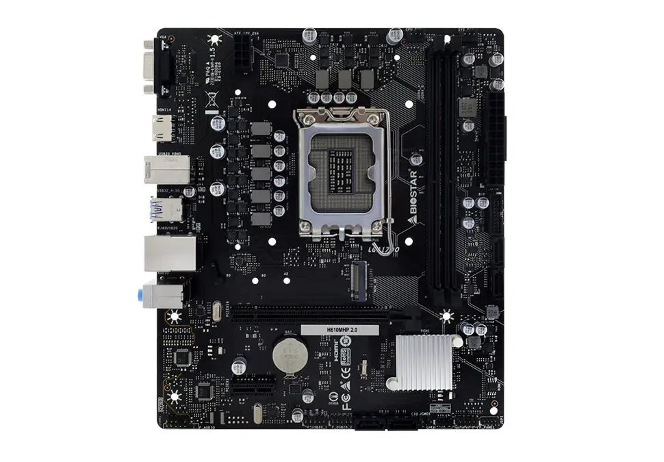 BIOSTAR MBBH610 | Материнская плата LGA1700 DDR4 MicroATX M.2