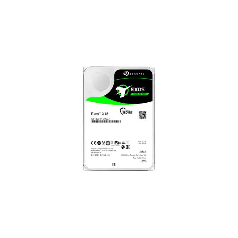 Seagate Exos X18 HDDISE16TEXS | Internal HDD 16TB 7200RPM