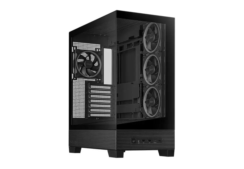 ASUS CASEASA31PL | PC Case Micro-ATX Glass Panel Black
