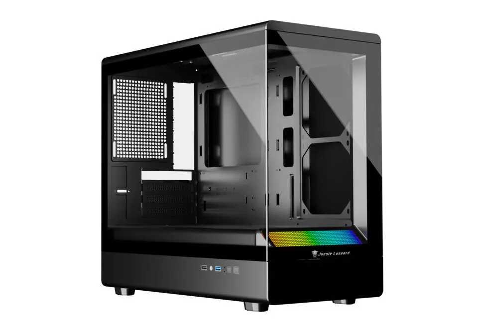 Jungle Leopard CASEJLMS01SET1 | PC korpusy mATX aýna 3 sowadyjy gara