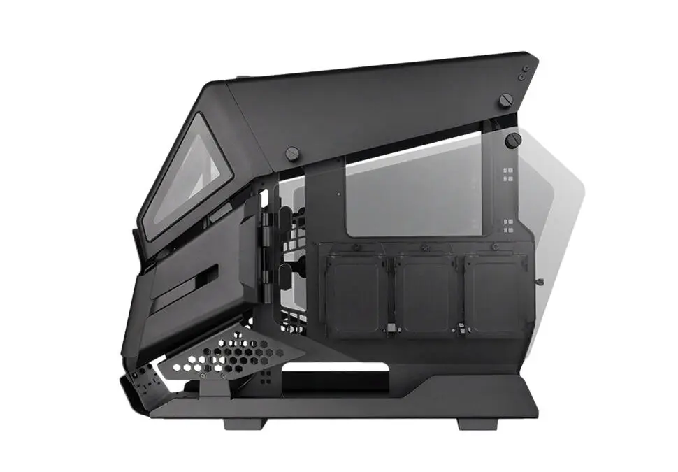 Thermaltake CASETT200BLK | Micro ATX kompýuter korpusy USB 3.0 Type-C Gara