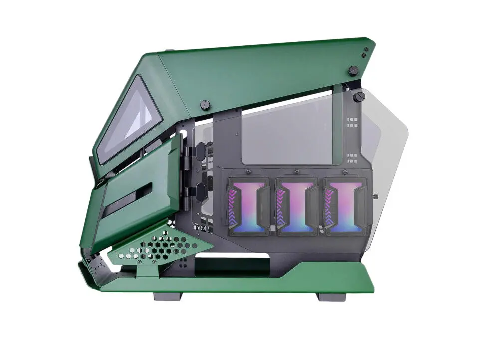 Thermaltake AH T200 | Micro ATX PC Case Racing Green