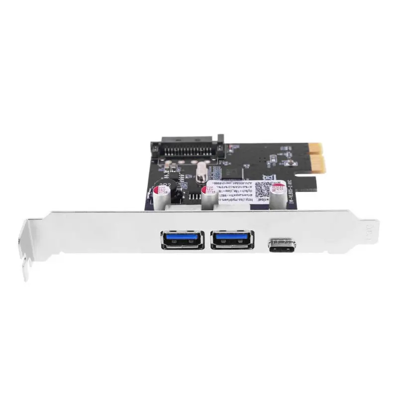 GRIS PCIGTC | PCI Express Card Type-C 3.1 + 2x USB 3.0