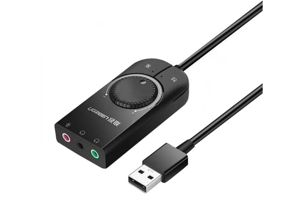 UGREEN CM129 | Mikrofonly USB ses karty