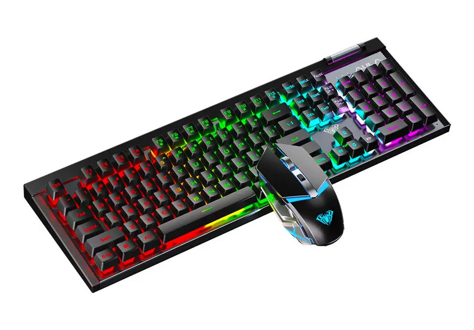 AULA T610 | Игровой комплект клавиатура и мышь с подсветкой ENG/RUS