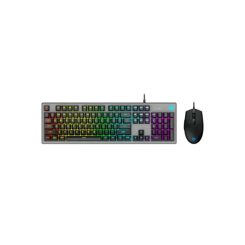 HP KBHKM300F | Gaming Keyboard and Mouse Wired Backlight English Black