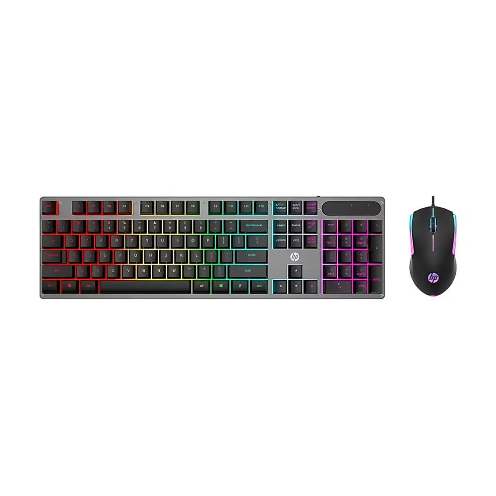 HP KBHKM300F | Gaming Keyboard and Mouse Wired Backlight English Black
