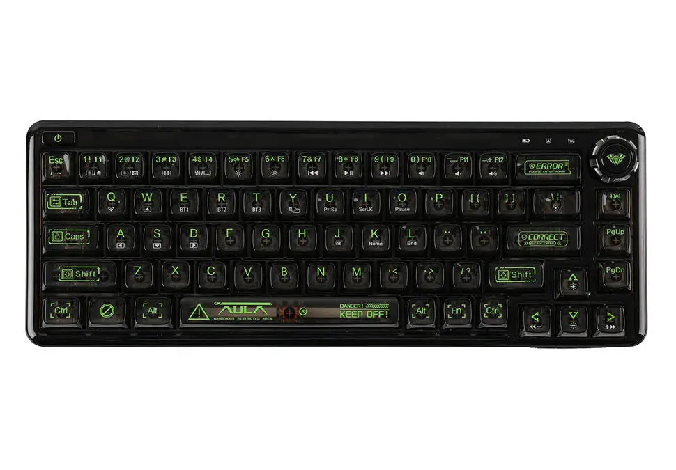 AULA F68 KBAF68BLK | Wired Gaming Keyboard English Backlight