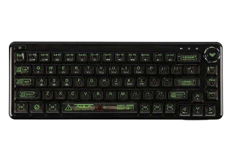 AULA F68 KBAF68BLK | Wired Gaming Keyboard English Backlight