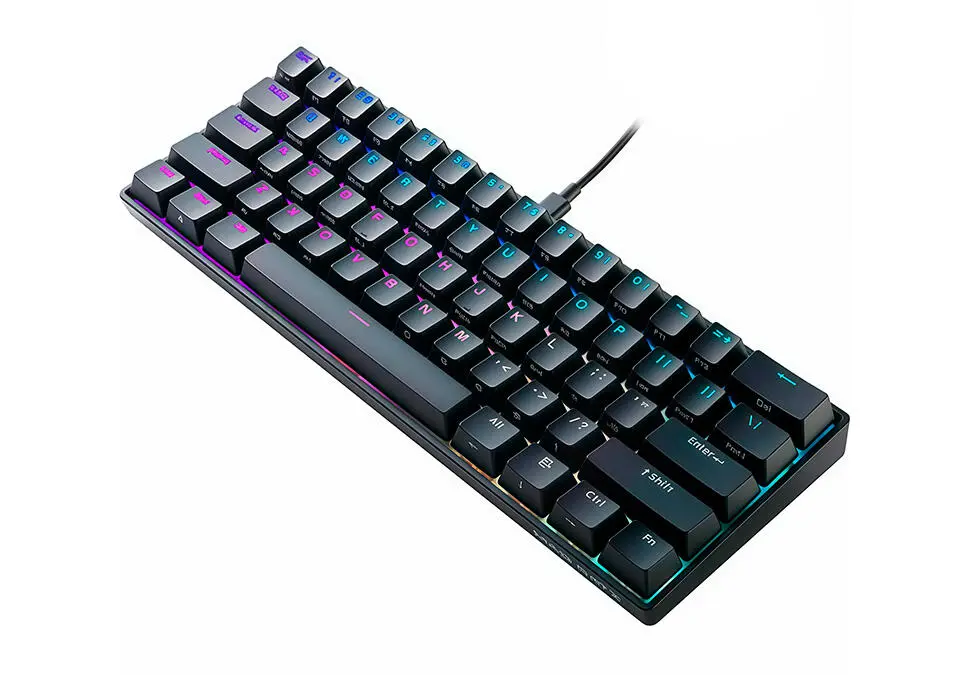 Mad Catz STRIKE 6 | Mehaniki Oýun Klawiaturasy RGB Kompakt Simli