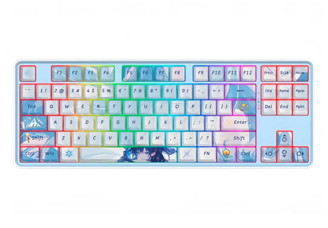 RED DRAGON K707AK-RGB-PRO | Gaming Keyboard Wired/Wireless RGB