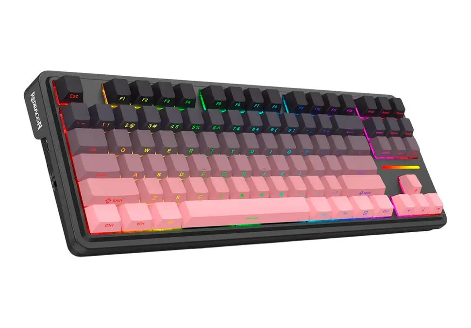 Red Dragon K728SP-RGB-PRO | Oýun Klawiaturasy Simli/Simssiz RGB Ak