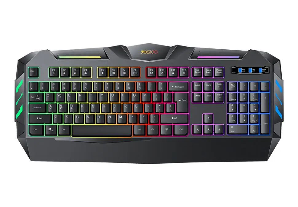 YESIDO KB21 | Игровая клавиатура с проводным RGB-подсветкой