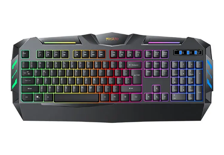 YESIDO KB21 | Игровая клавиатура с проводным RGB-подсветкой