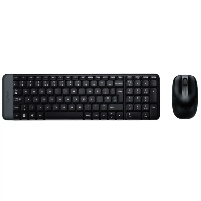 Logitech MK220 KBMLOMK220B | Беспроводная клавиатура и мышь ENG-RUS