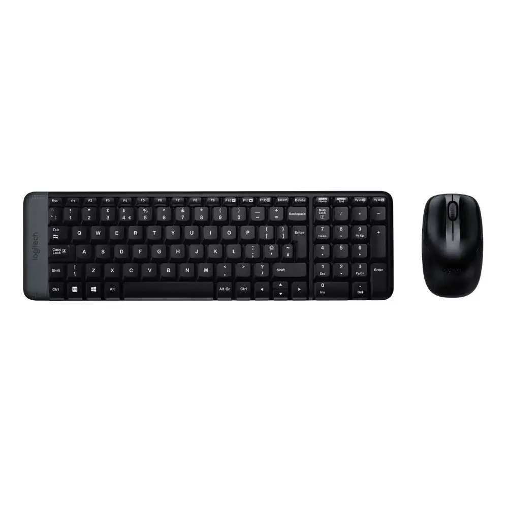 Logitech MK220 KBMLOMK220B | Беспроводная клавиатура и мышь ENG-RUS