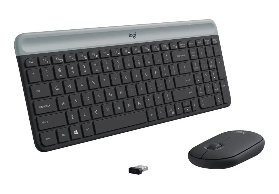 Logitech KBLMK470 | Wireless Keyboard and Mouse Combo ENG-RUS Black