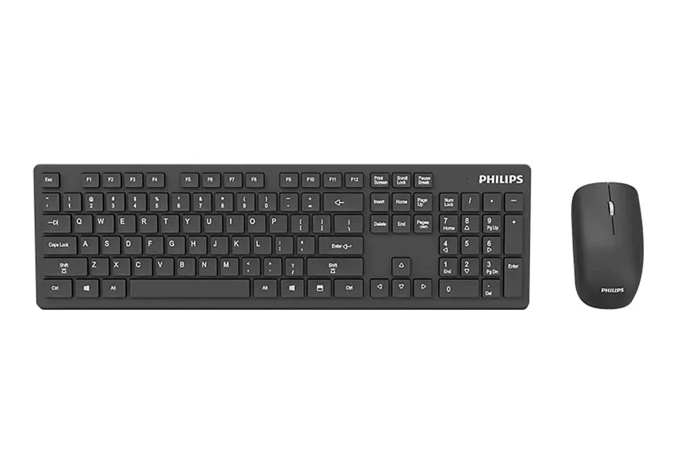 Philips KBPGC602 | Simsiz klawiatura we syçan toplum Köp dilli Gara