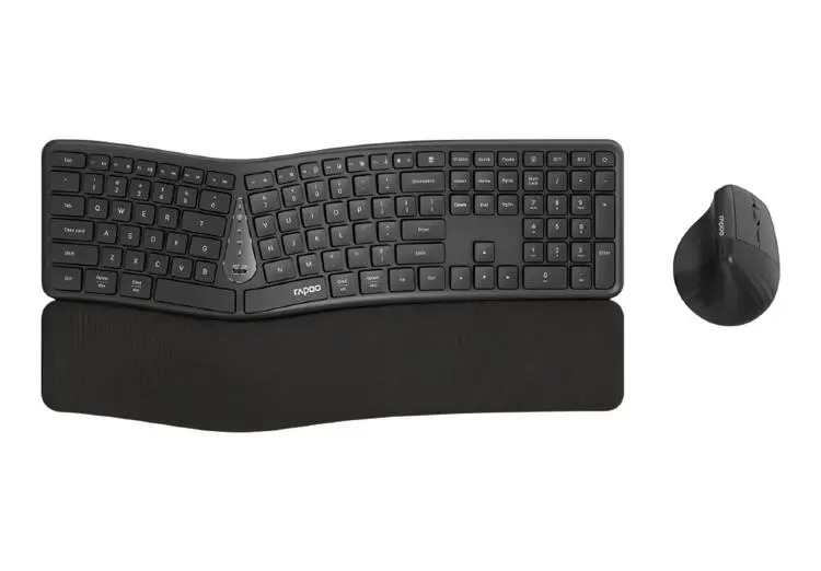 RAPOO KBR8810SE | Wireless Keyboard + Mouse Ergonomic ENG/RU