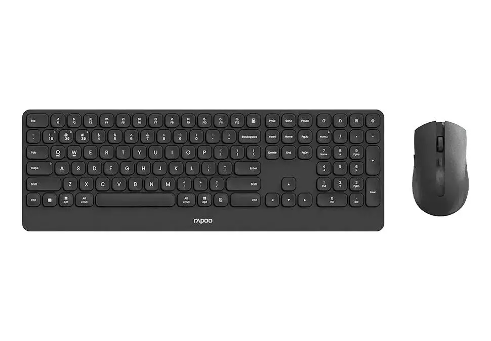 RAPOO KBR9510MBLK | Kabelsiz klawiatura we syçan ENG/RU ultra inçe