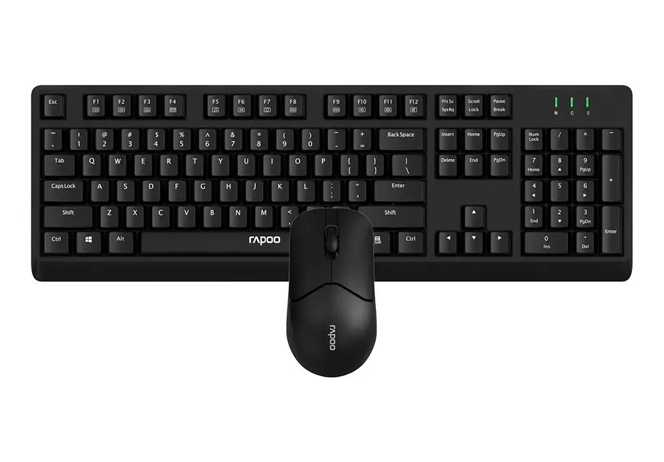 RAPOO KBRX1500BLK | Беспроводная клавиатура и мышь ENG-RUS