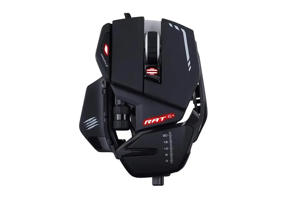 MAD CATZ RAT 6+ | Oýun Syçanjygy Optiki Simli 12000 DPI