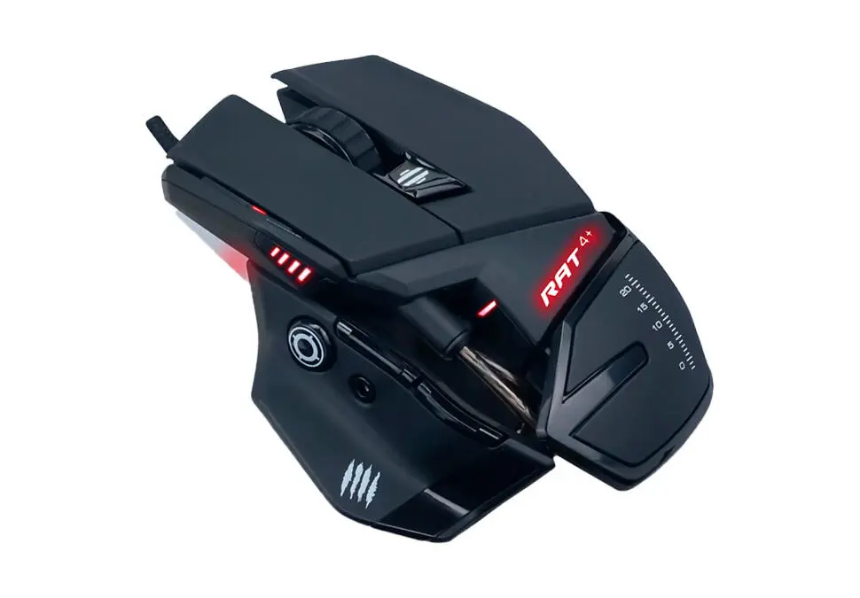 MAD CATZ RAT PRO 4+ | Gaming Mouse Optical Wired Black