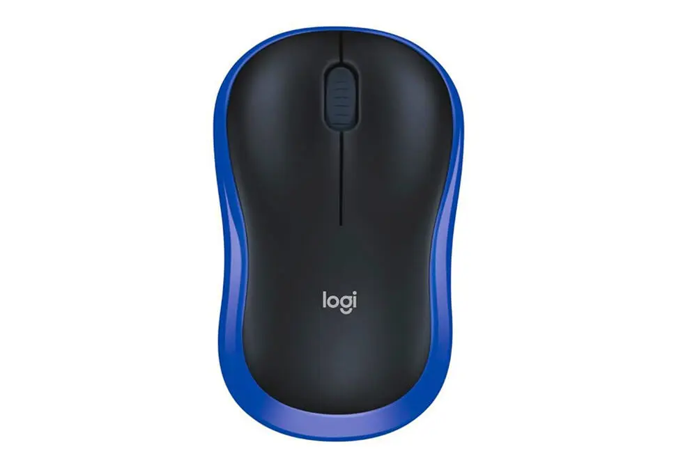Logitech MOULM185BLU | Беспроводная мышь синяя 2,4ГГц