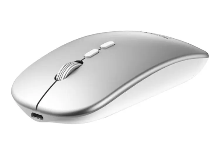 YESIDO KB15 | Simsiz syçanjyk inçe şarjly kümüş