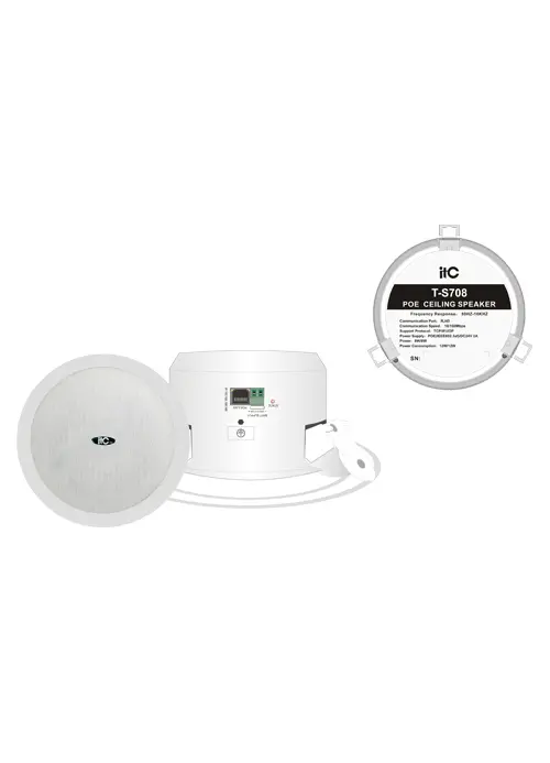 ITC T-S708 | Potolok Gürleýjisi 8W Ak