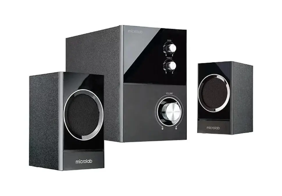 Microlab SPMM223 | Акустическая система для ПК 2.1, 17 Вт, черная