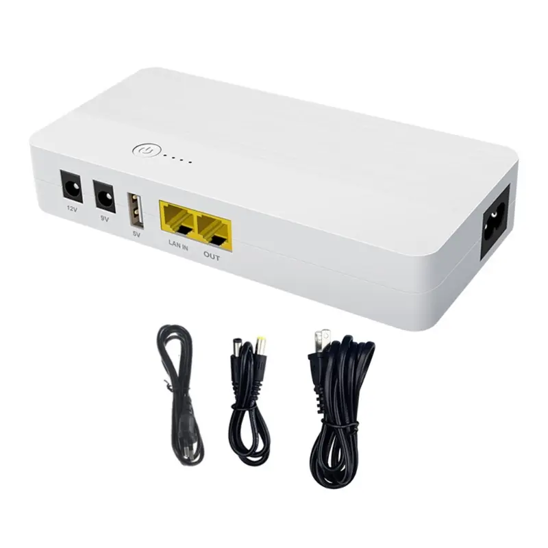 YESIDO YP74K | Mini DC UPS 8000mAh 2xLAN PoE