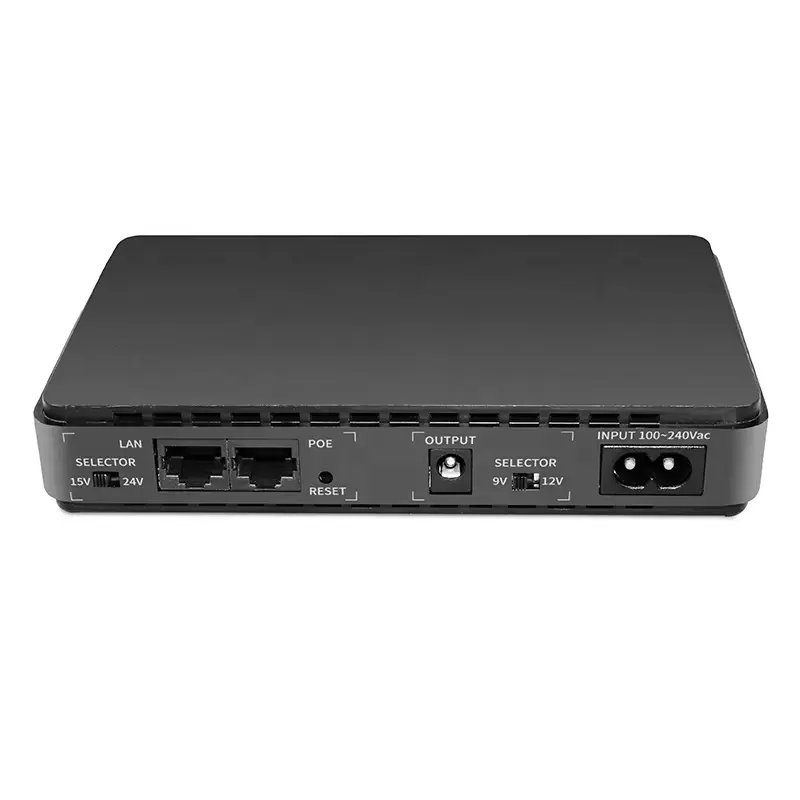MINI UPS UPSLWDC50 | POE резервный источник 50Вт 12В/9Ач