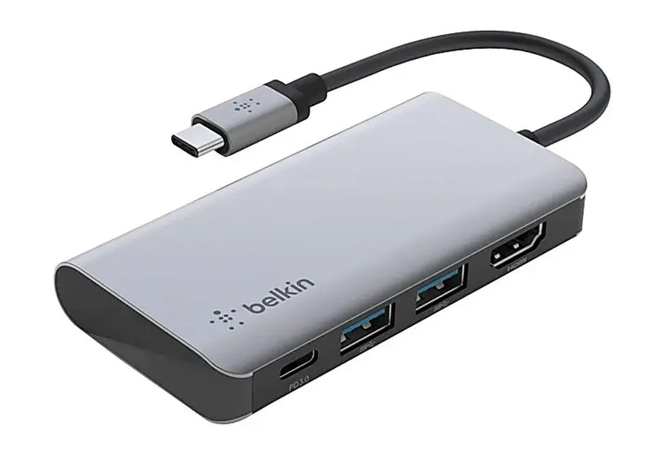 Belkin DSBELMP4IN1 | Multiport Adapter 4-in-1 USB-C HDMI PD