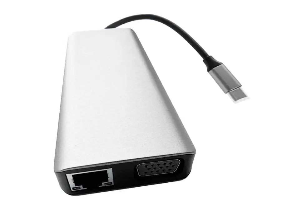 DOCKING STATION DOCKS12IN1 | 12-den 1 HDTV Dok-Station Type-C HDMI