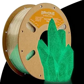 ERYONE 3DPFILLUMGR | 3D Printer Filament 1.75mm Glow in the Dark PLA Green